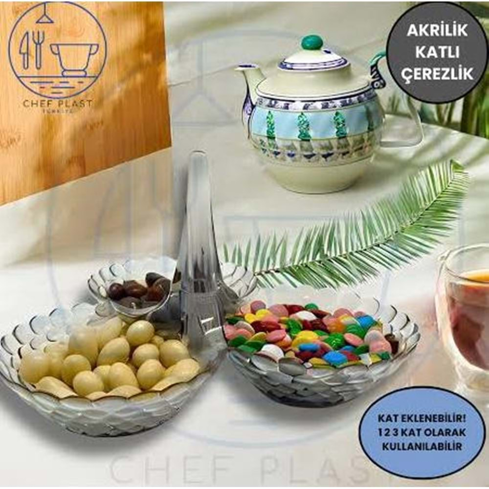 AKRİLİK KATLI ÇEREZLİK *24