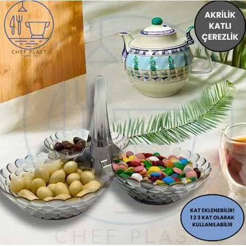 AKRİLİK KATLI ÇEREZLİK *24