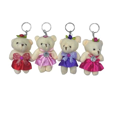 PELUŞ AYICIK ANAHTARLIK 10 CM*12